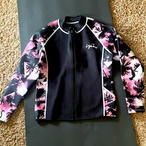 Women’s wet suit jacket zip up